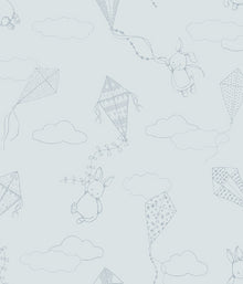 Up & Away blue wallpaper