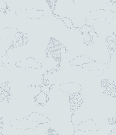 Up & Away blue wallpaper