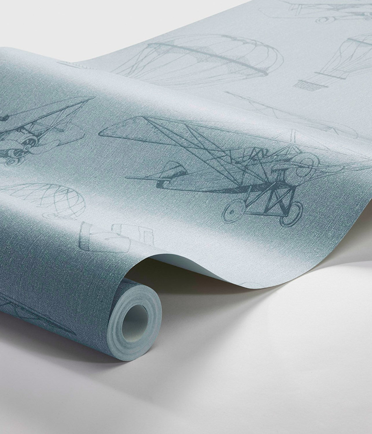 Bon Voyage blue wallpaper