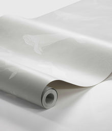 Whales grey wallpaper