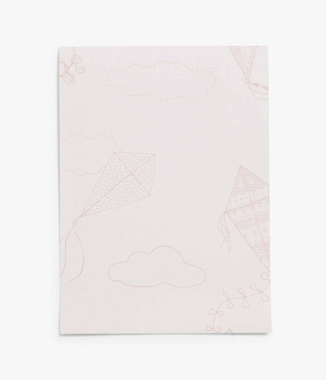 Up & Away pink wallpaper sample