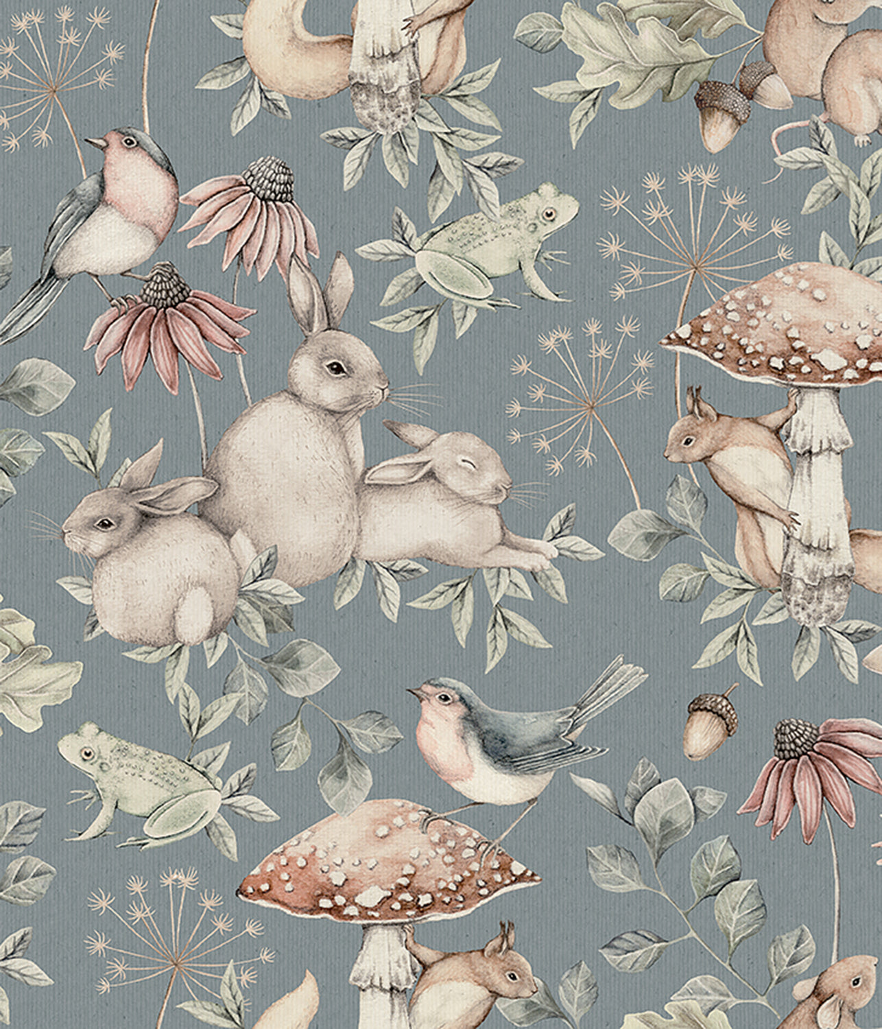 Minou blue wallpaper