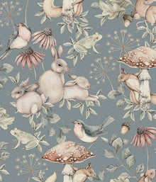 Minou blue wallpaper