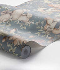 Minou blue wallpaper